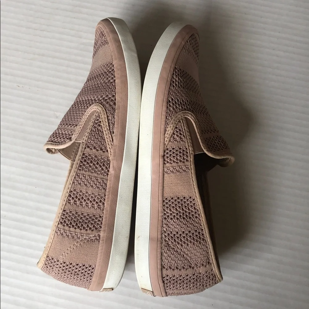 SPERRY Women’s Seaside Striped Knit Slip-on Sneakers size 9.5 Rose